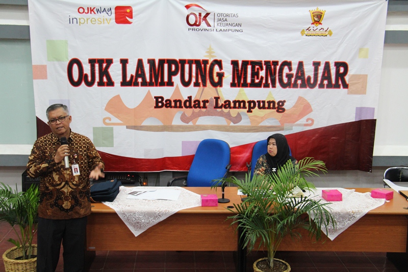 OJK Lampung Mengajar di FEB Unila