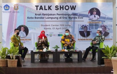 FEB Unila Gelar Talksow Bersama Walikota Bandar Lampung