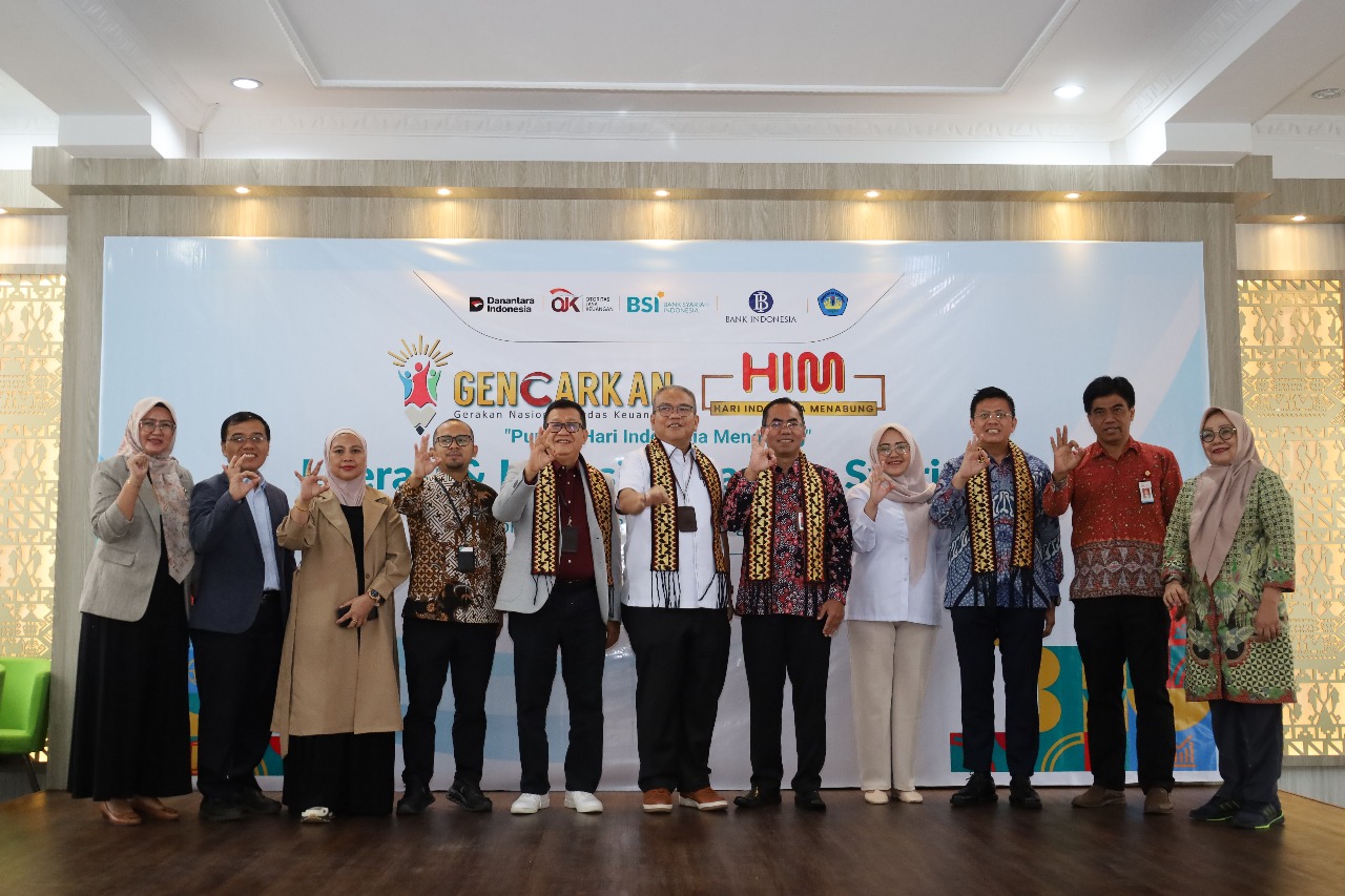 Rayakan Puncak Hari Menabung FEB Unila dan BSI Adakan Seminar Literasi Keuangan Syariah