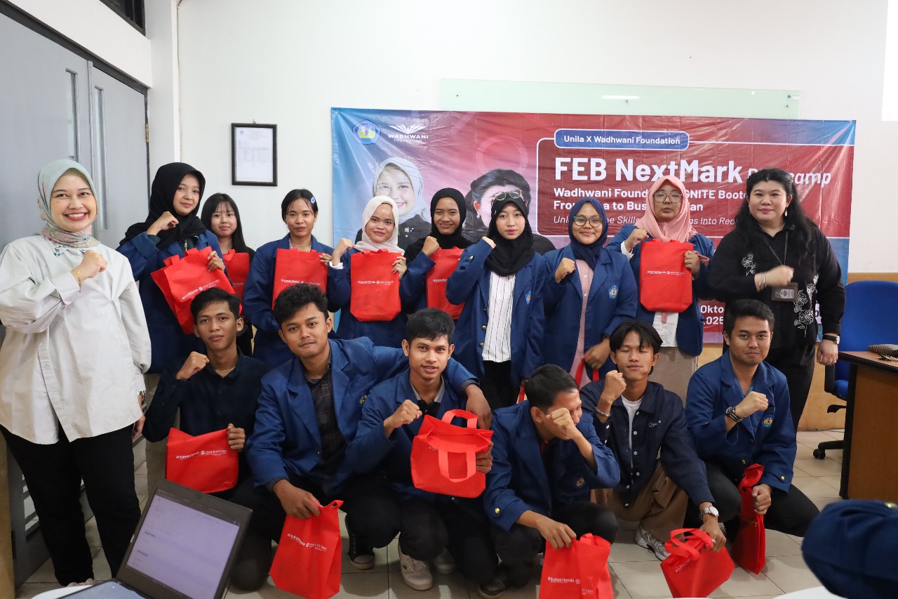 Dalam Ilmu Design Thingking : DIII Pemasaran FEB Unila adakan Bootcamp bersama Wadhwani Foundation