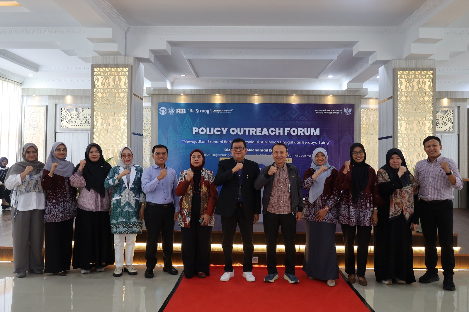 FEB Unila Gelar Policy Outreach Forum Bahas Penguatan SDM Muda Berdaya Saing