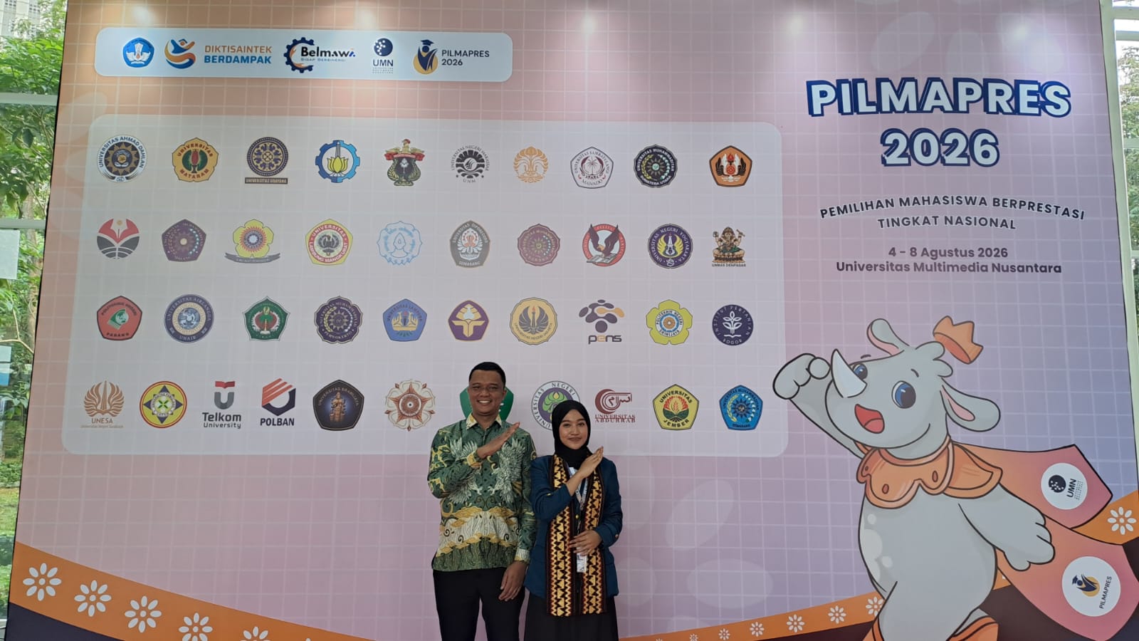 Luthfia Zahra Delfi Wakili FEB Unila Melaju ke Final Pilmapres Nasional 2026