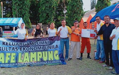 KAFE Unila Ikut Berempati Untuk Korban Tsunami di Lampung