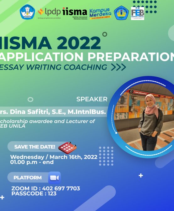 IISMA 2022 Application Preparation Essay Writing Coaching